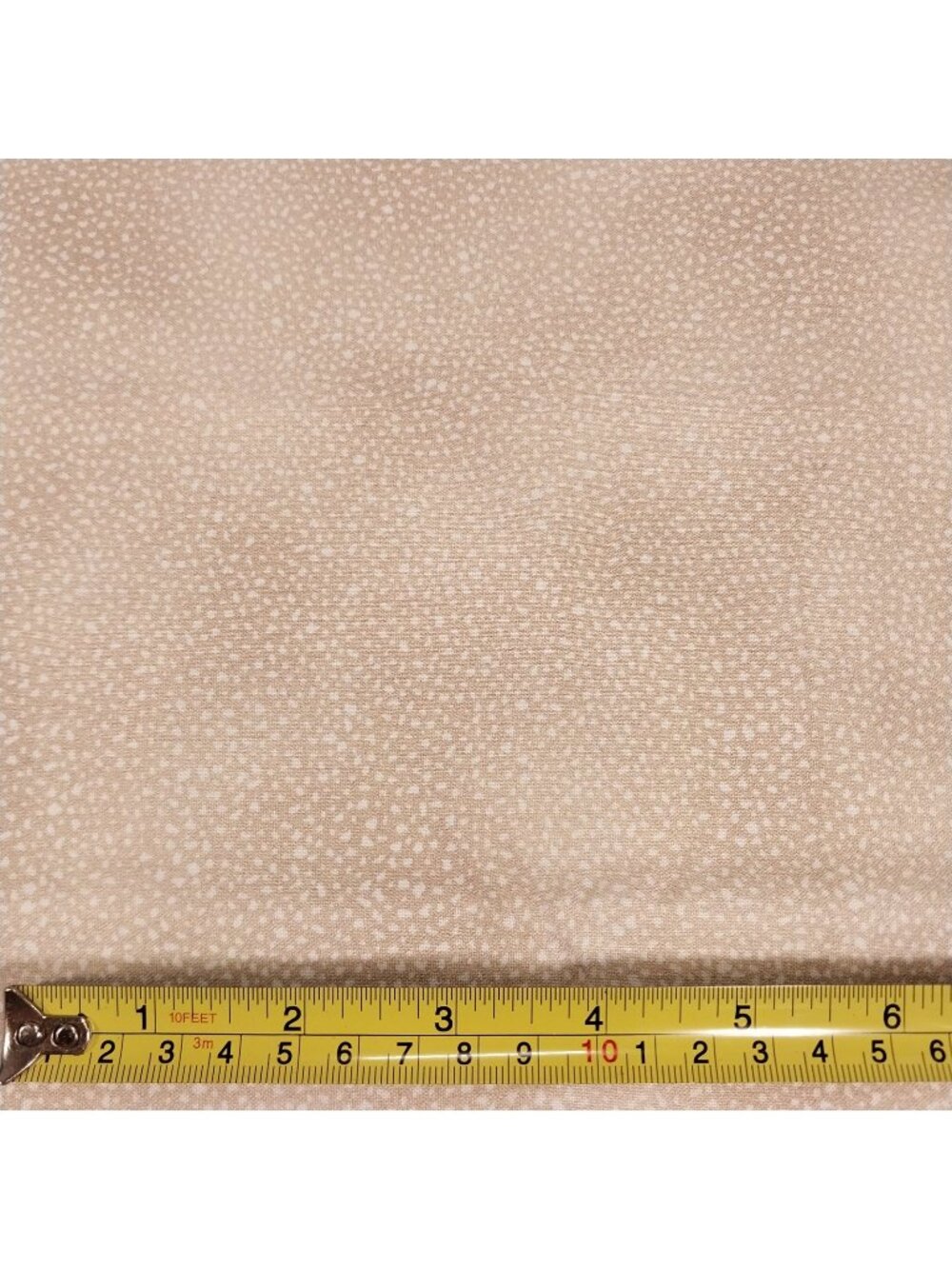 1 Yd I'm Snow Cute 19515 Tan Blender Dots Margaret Cobane -Robert Kaufman Fabric